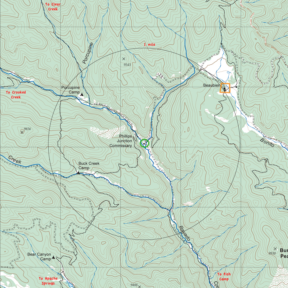 map of Phillips Junction and vicinity